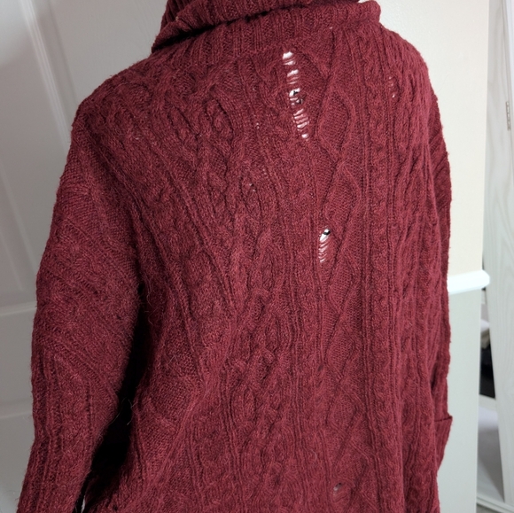 Free People Distressed Sweater - Picture 6 of 8